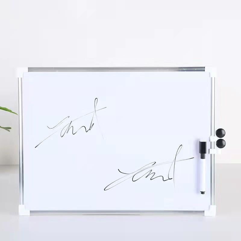 Magnetic Whiteboard Wall Mounted - 8x12 & 10x14 Pulgadas (20x30 ) - Space Saving Dry Erase Board para sa Bahay, Opisina, Silid-Aralan - Kasama ang Clipboard Feature
