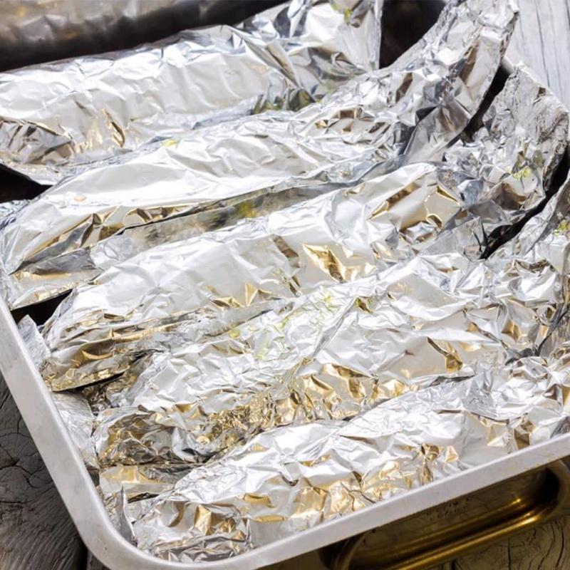 Aluminum Foil BBQ Food Wrapping Cover - Available in 5 or 8 Meters - Cookware