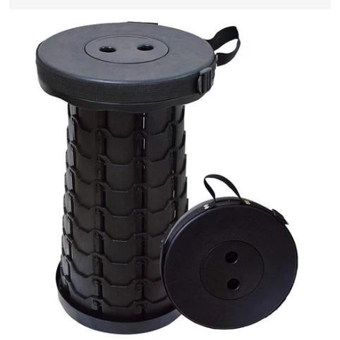 Fishing chair Retractable Folding stool Adjustable Portable Outdoor Travel Household plastic small stool Camping Retractable Stool Portable Lightweight Folding Stools