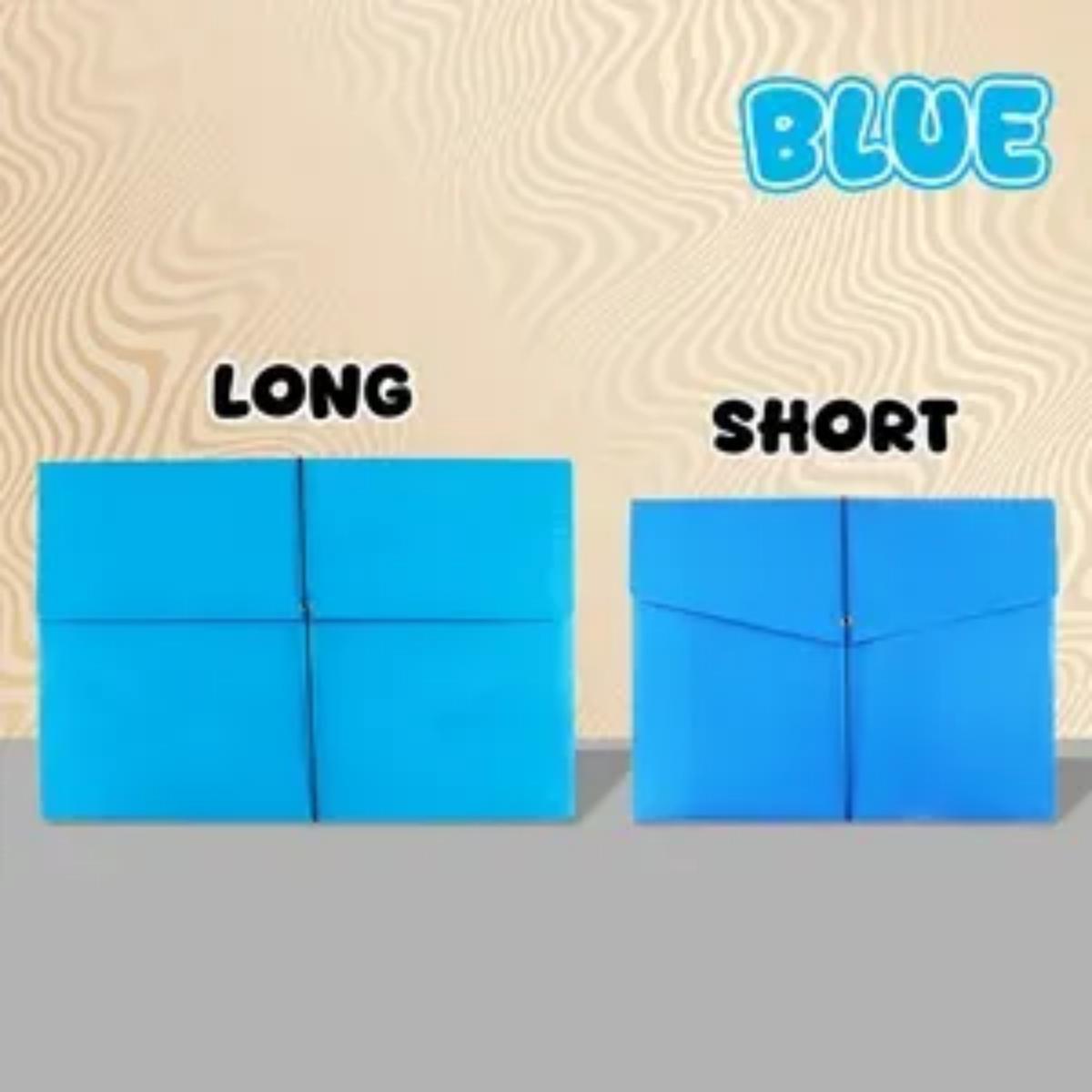 FCI Assorted Color Expanding Envelope Long/Short - High-Quality Durable Material, Tear-Resistant, Expandable Design, Secure Closure, Ideal for Office, School, Home