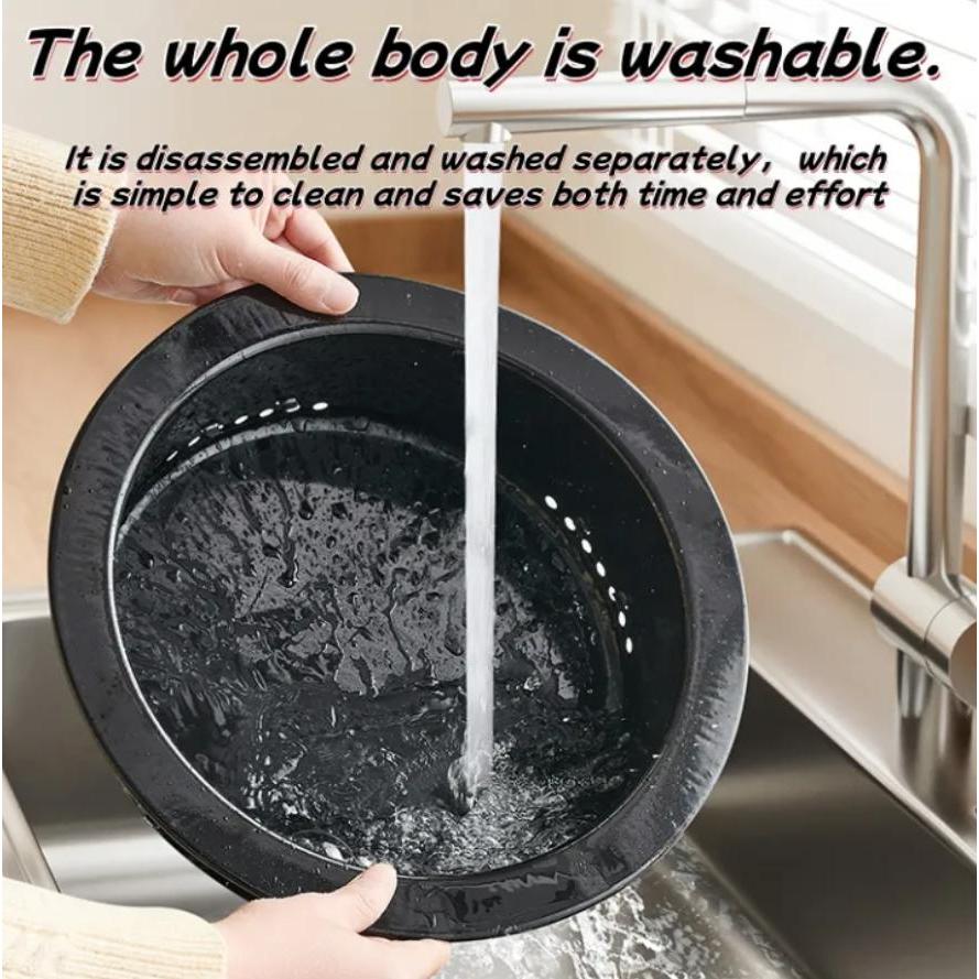 [COD]Portable Korean BBQ Grill - Outdoor Charcoal Smoker for Camping & Backyard Foldable Design Easy Clean Ash Tray Dual Fuel Options White