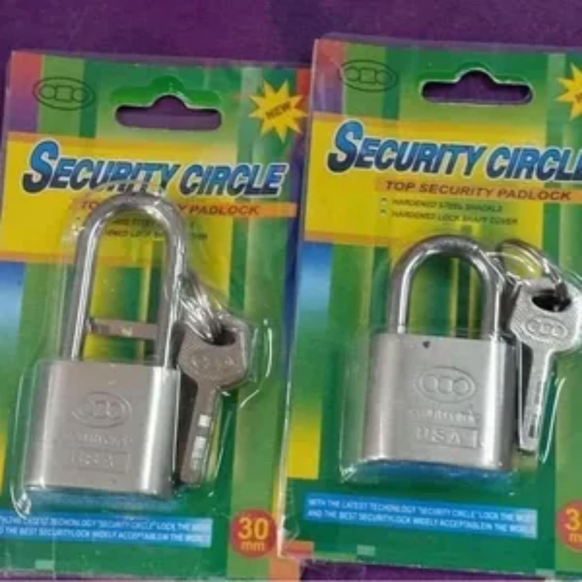 Heavy Duty Anti-Theft Padlock Long & Short Shackle (30/40/50/60mm)