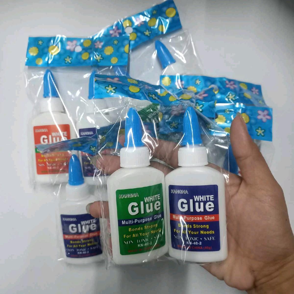 【24pcs】2-in-1 White Glue & Sticky Glue Set (40g Each) ✨ Strong Adhesive for DIY, Crafts & School Projects | Non-Toxic, Quick-Drying | Perfect for Students & Teachers