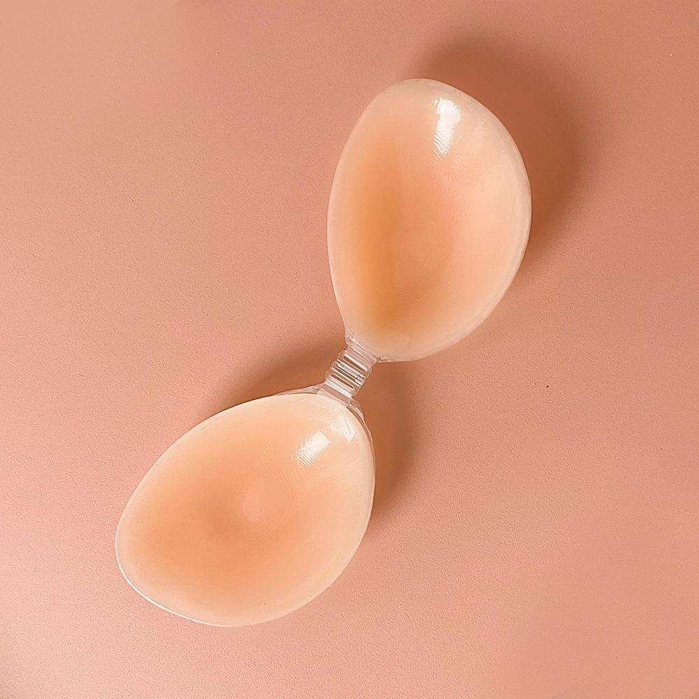 Reusable Silicone invisible bra inserts Pads Push Up Enhancer Breast Strapless sizeA/B/C