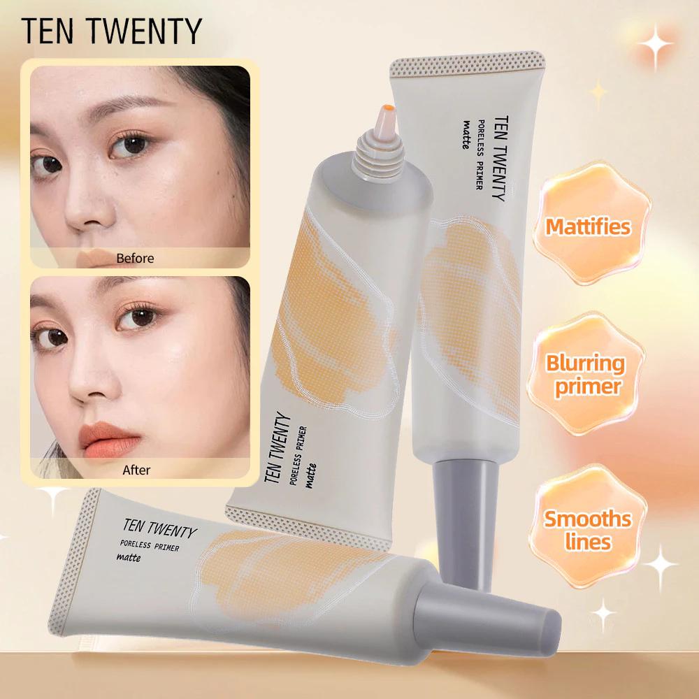 TENTWENTY Pore Minimizing Matte Primer | Makinis na Balat at Nagtatagal na Makeup Silky Oil Control Cosmetic