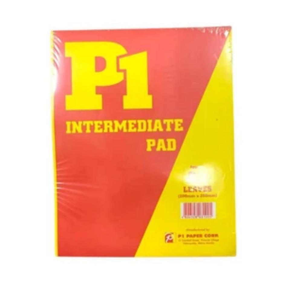 P1 Intermediate Pad Writing Paper Pad School Office Stationery (10Pads)