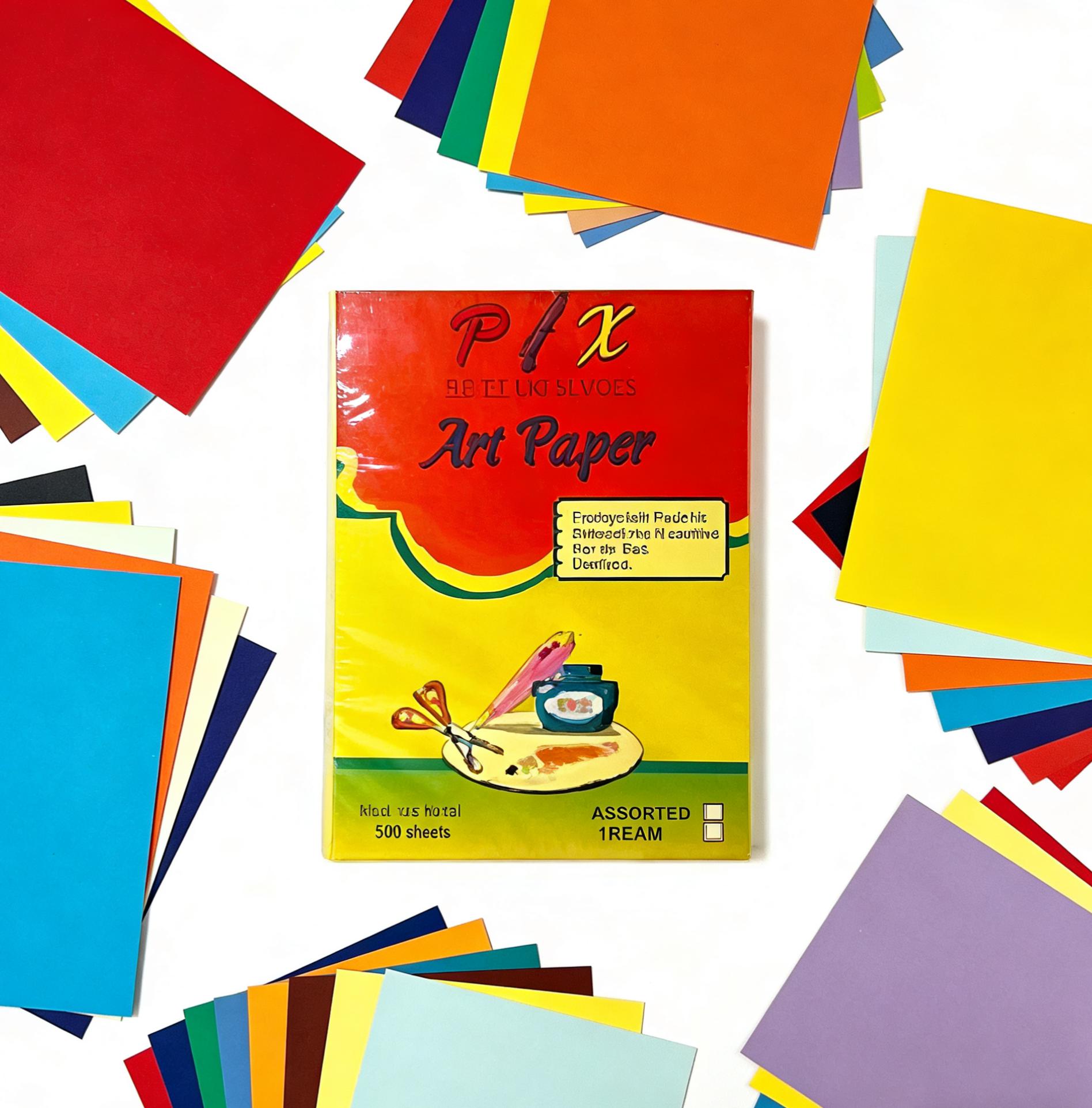 P/X Art Paper 500 Sheets Assorted Colors 1 Ream Premium Art Paper School Office Supplies Best Seller PH
