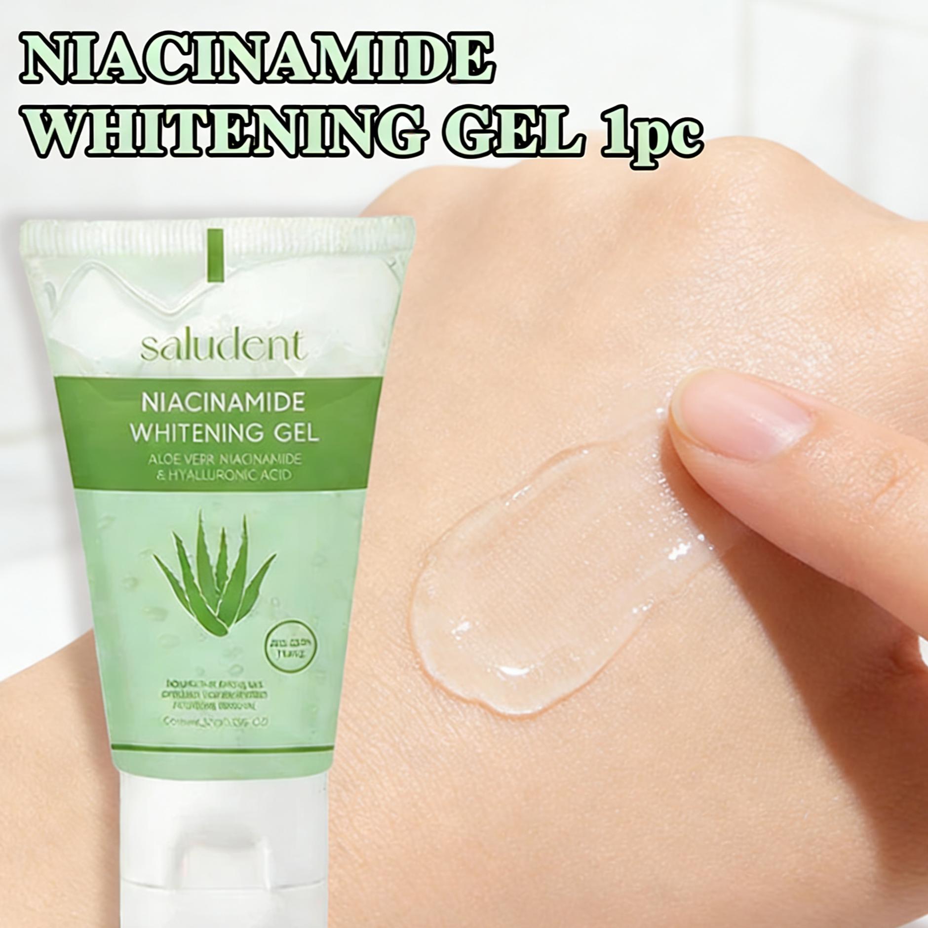 Saludent 2in1 Hair Removal & Aloe Vera Whitening Set (Hair Removal Cream + Whitening Gel) Walang Sakit na Makinis na Balat Nagpapaputi Best Seller PH Body Care Banayad na Pangangalaga sa Balat