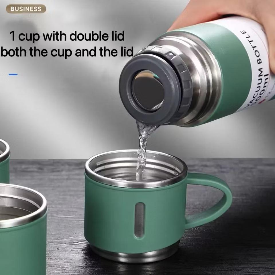 2025 Pinakamabentang 500ML Thermos Cup Set Vacuum Flask Insulated Tumbler Tamang-tama na Souvenir Water Bottle Jug Mug para sa Araw ng mga Puso Kaarawan Regalo Giveaways#bz15
