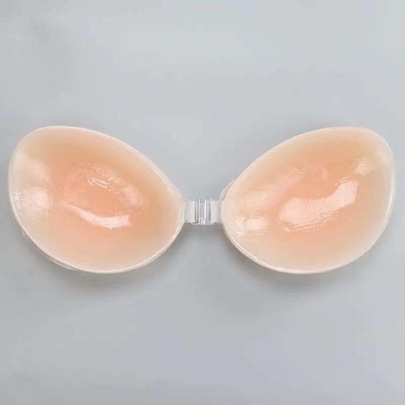 Reusable Silicone invisible bra inserts Pads Push Up Enhancer Breast Strapless sizeA/B/C