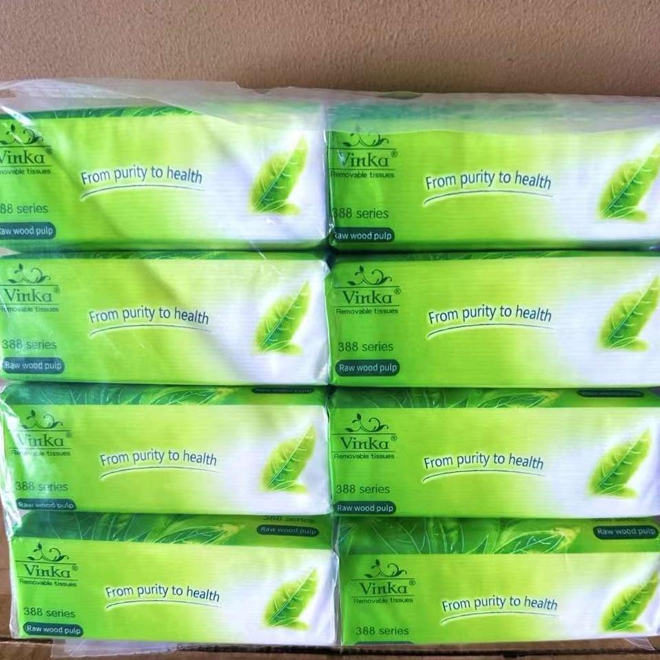 【libreng pagpapadala】Genuine VINKA meal paper，VINKA various packaging style paper towel wholesale, quality napkins, 300sheets, 480sheets, yellow, pink, green, 1pack/8pcs