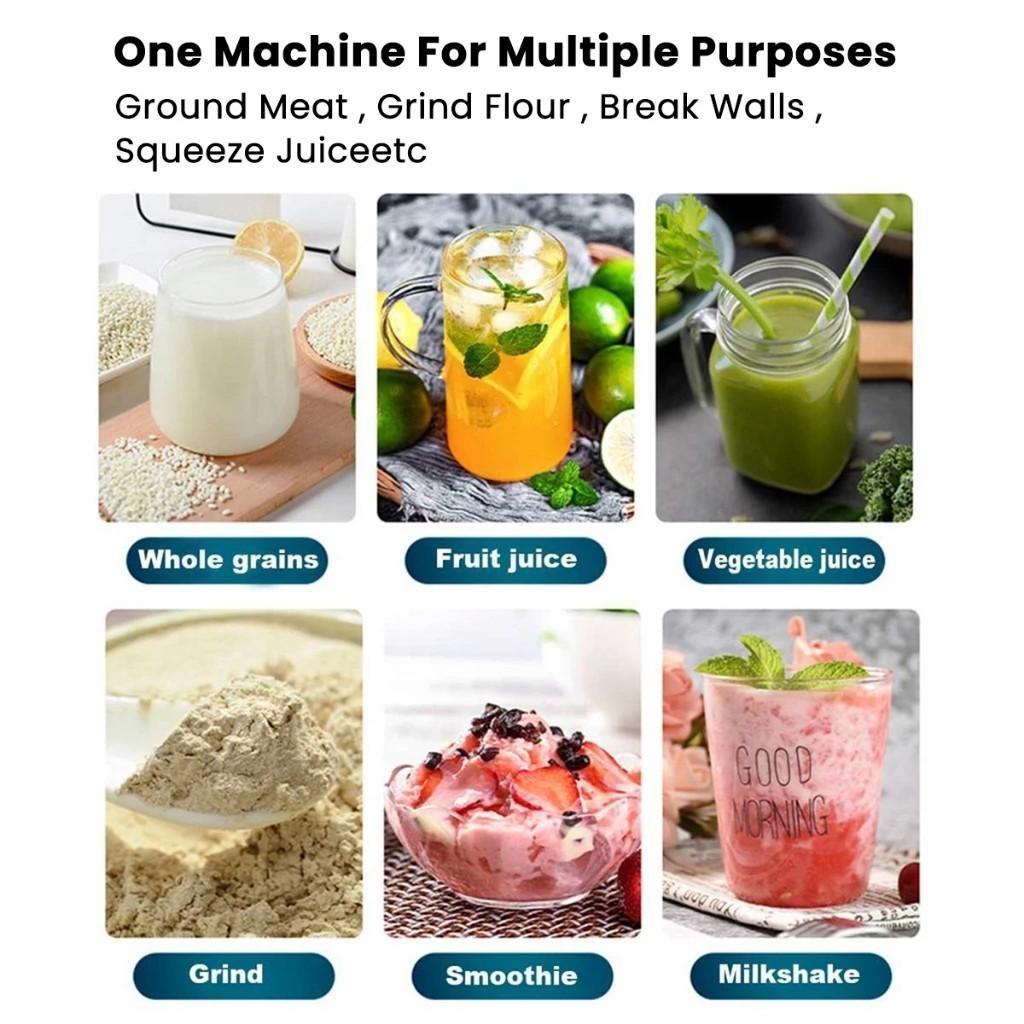 2L Commercial Grade Heavy Duty Blender High Speed Multifunctional Grinder Juicer for Restaurant Smoothie Shop Home Kitchen