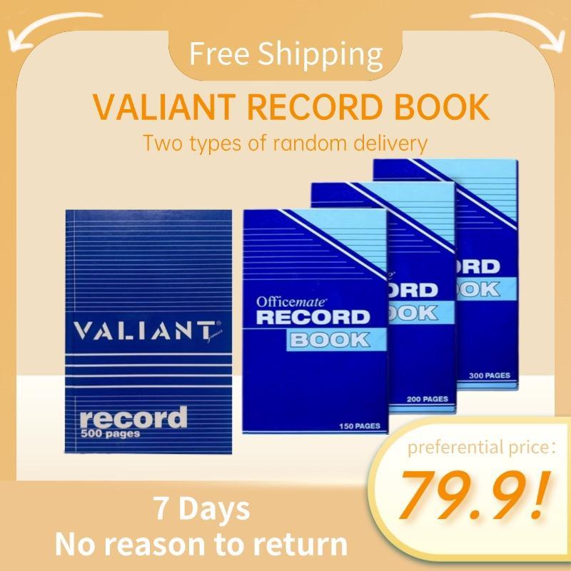VALIANT RECORD BOOK STANDARD SIZE AVAILABLE 150PAGES, 200PAGES, 300PAGES, 500PAGET