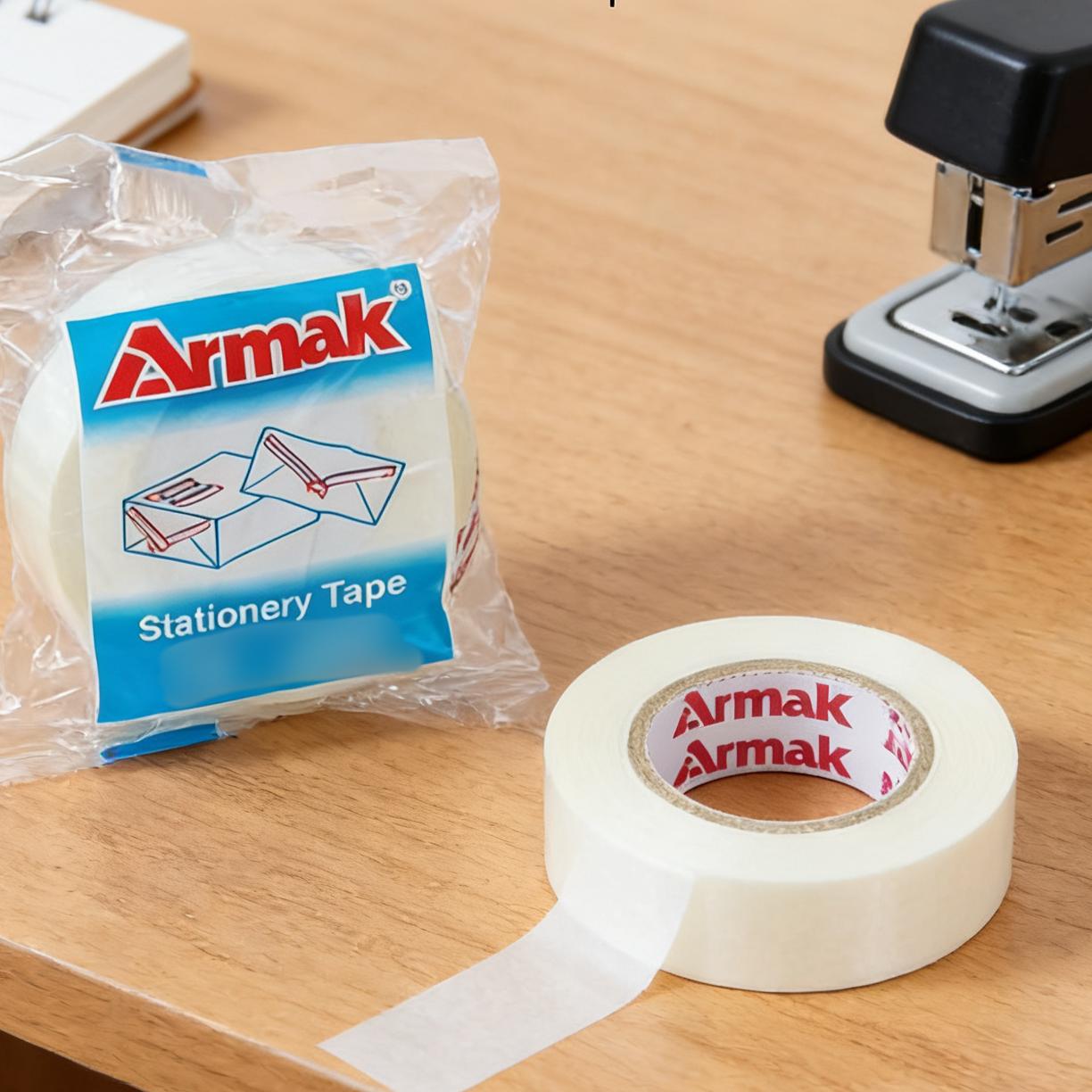 ARMAK 1 pulgadang Adhesive Tape | Multipurpose Scotch Tape para sa Stationery at Packaging