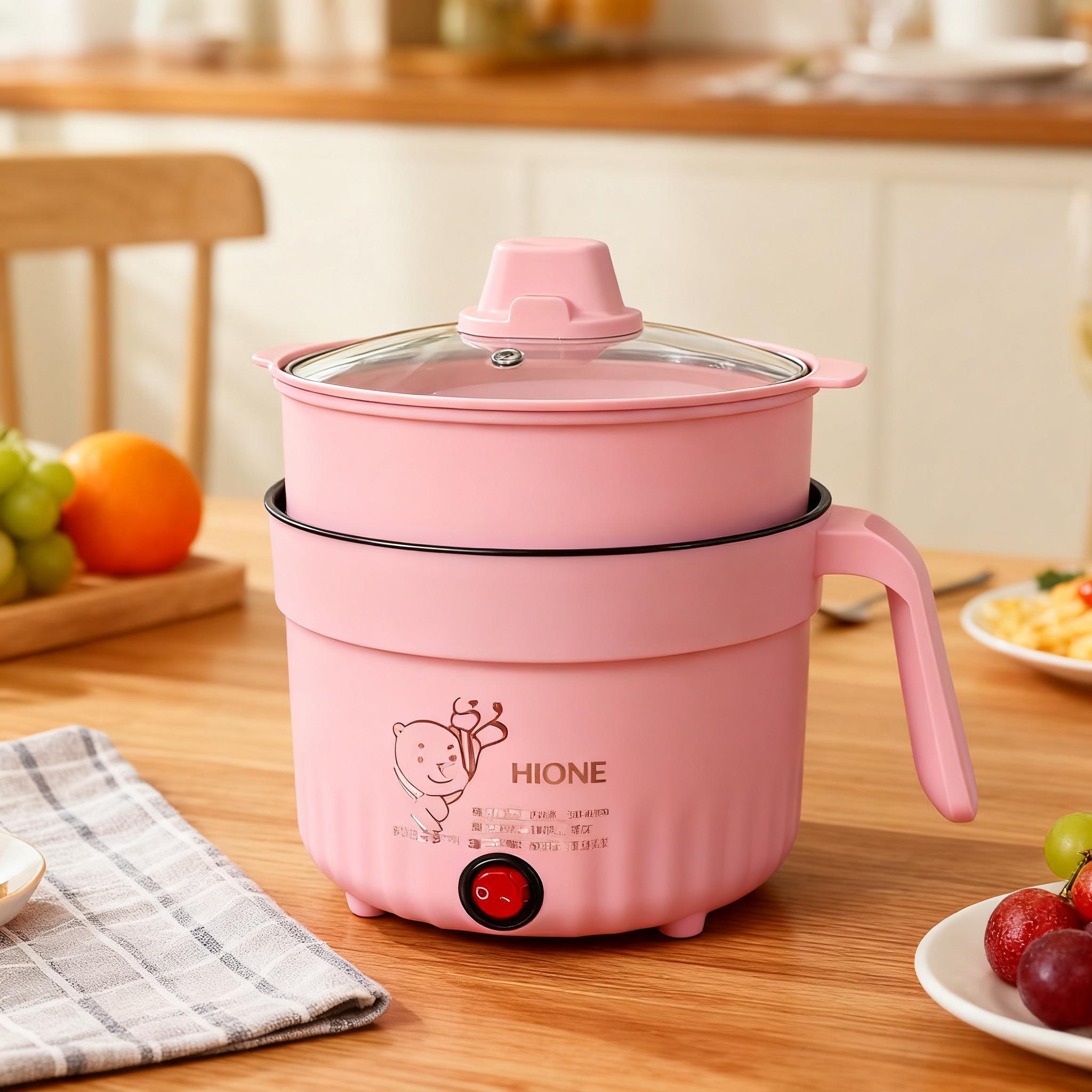 [COD] 1.8L Mini Multifunction Electric Hot Pot with Non-Stick Inner Pot - Cookware