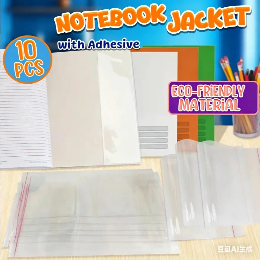 100PCS ADVENTURER ADJUSTABLE NOTEBOOK JACKET Plastic Cover ng Notebook 15cmx21.5cm at ADVENTURER ADJUSTABLE NOTEBOOK 15x21CM (1PC)