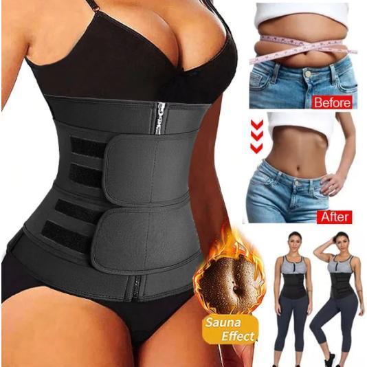 MCY Pambabae WAIST Trainer Corset Trimmer Belt / Compression Body Shaper Cincher para sa Pababang Timbang ng Babae / Sauna Sweat Workout Fitness Sport Girdle Belt