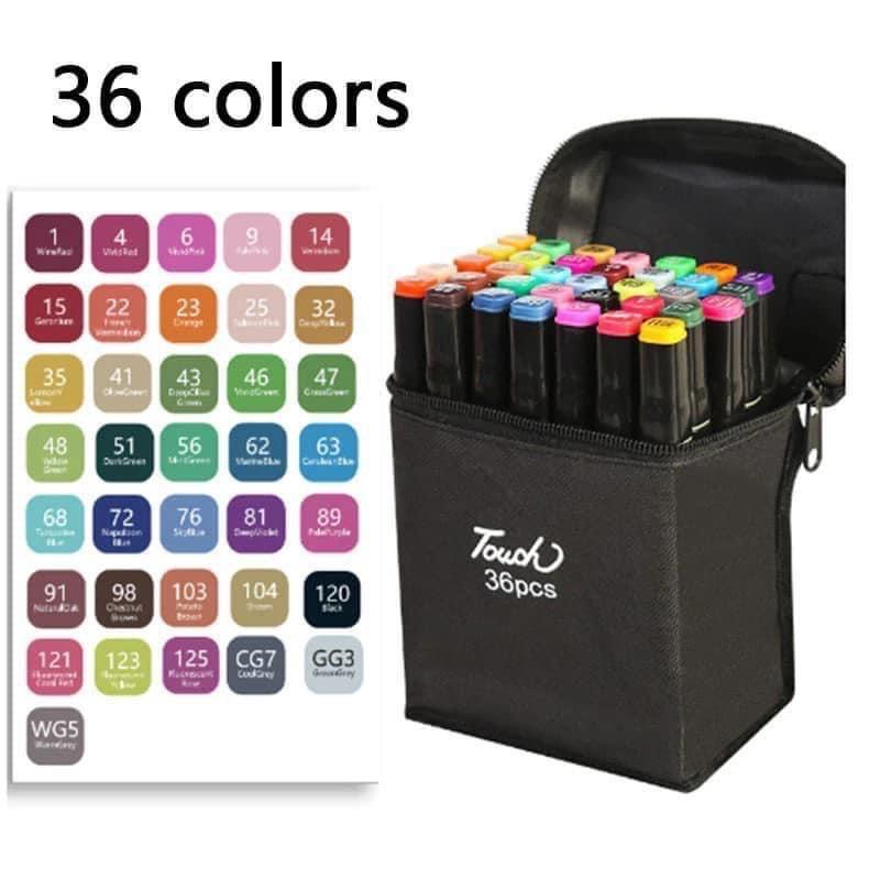 HIGH QUALITY TOUCH MARKER COLOR SET  ️24/36/48/60/80 PCS COLOR