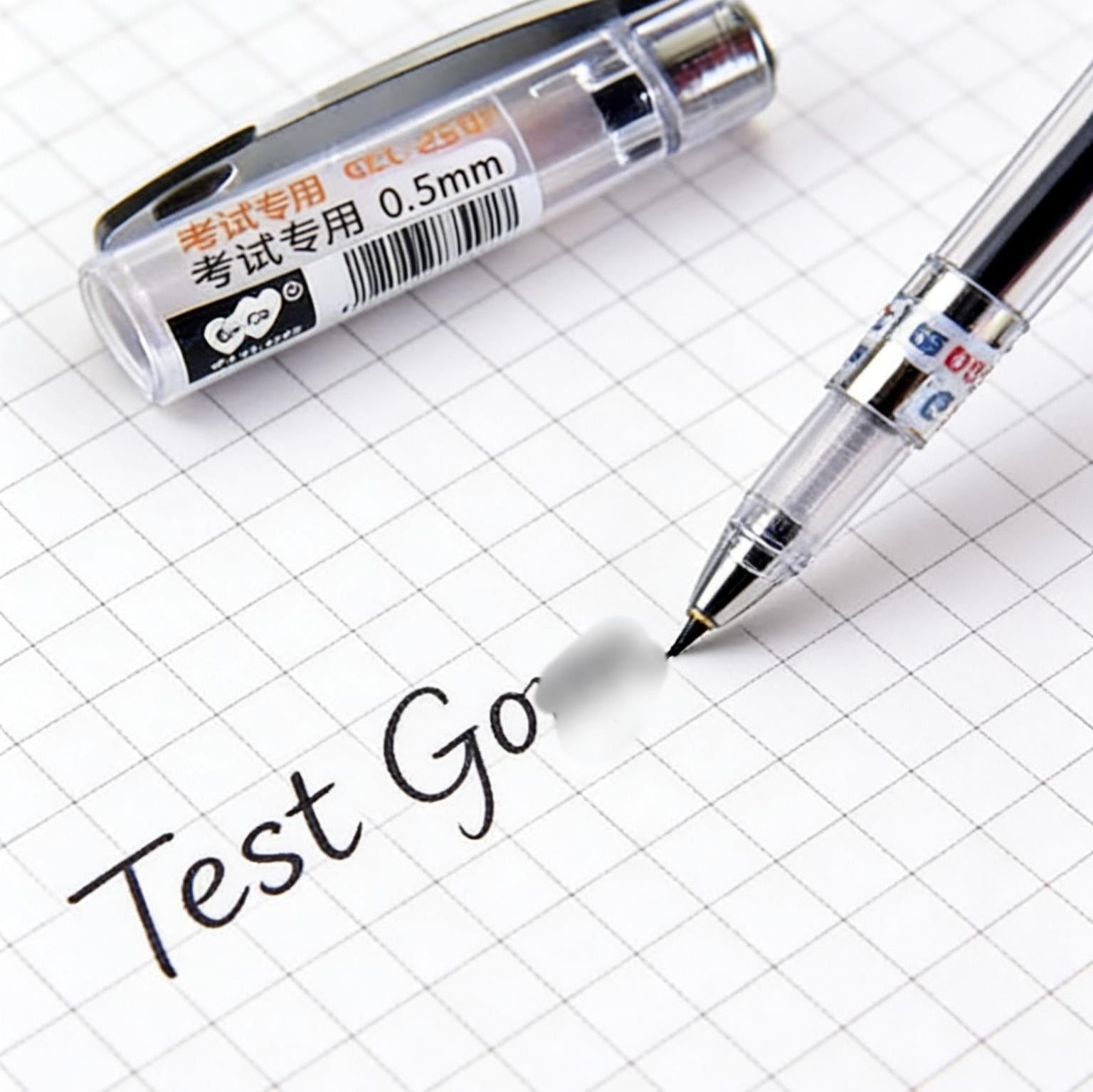 TEST GOOD 0.5mm Gel Pen | Panturok na Makinis na Pagsulat (12 piraso/kahon) | Limitadong Oras na Mainit na Benta– Itim/Asul/Pula para sa Paaralan at Opisina
