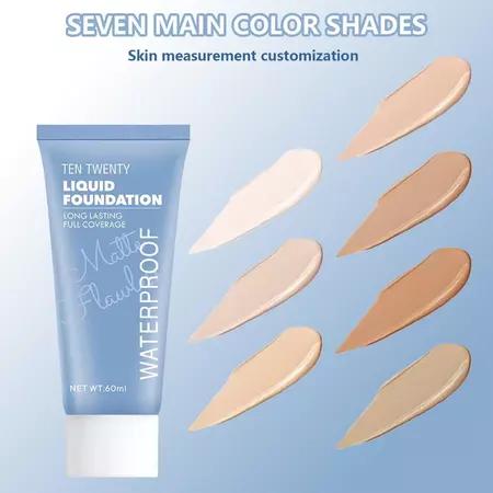 TENTWENTY Flawless Liquid Foundation | Buildable Coverage para sa Lahat ng Uri ng Balat (1pc)