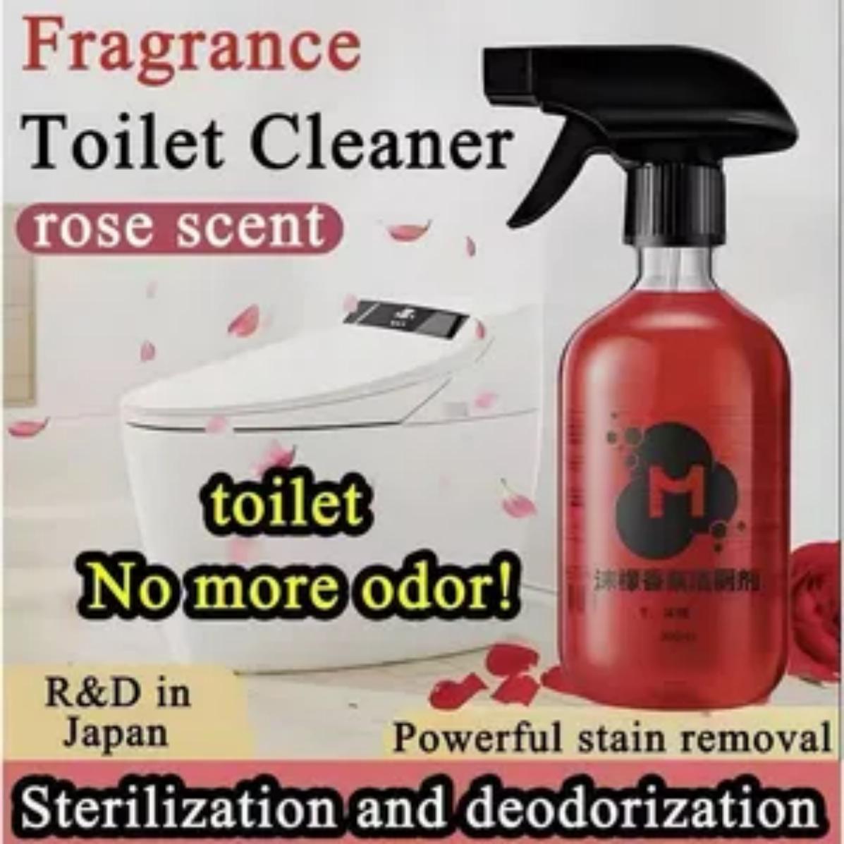 HY Toilet Cleaner Rose Scent 300ML - Powerful Stain Remover & Long-Lasting Fragrance