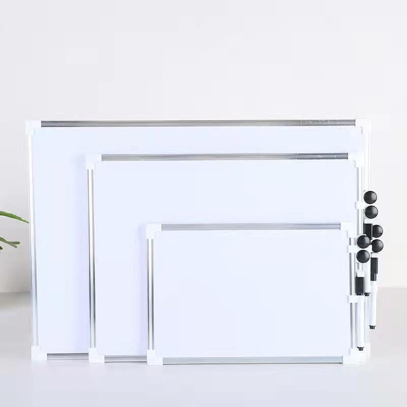 Magnetic Whiteboard Wall Mounted - 8x12 & 10x14 Pulgadas (20x30 ) - Space Saving Dry Erase Board para sa Bahay, Opisina, Silid-Aralan - Kasama ang Clipboard Feature
