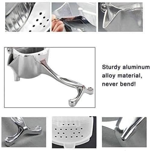 Manual Juicer Lemon Squeezer Citrus,Heavy Duty Handhold Press Fruit Manual JuicerDetachable Lime Kitchen