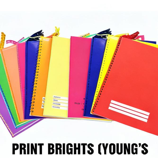 BRIGHTS Notebook Variety Pack 10 Pad – Writing/Composition/Spiral/Yarn