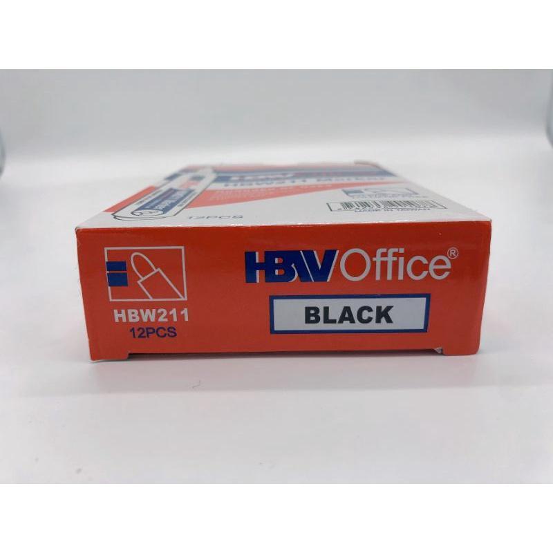 HBW Permanent Marker 12pcs - Fine Touch, Quick Drying, Permanent Marking for Paper, Wood, Glass, and Porcelain