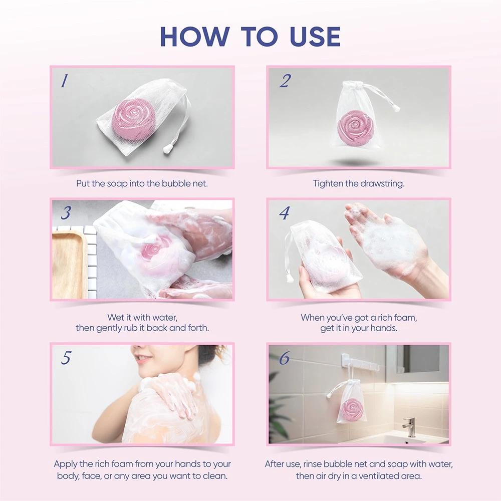 Kavouge Bleaching Soap Whitening Booster Niacinamide Face&Body Care Cleaning Arbutin LicoriceExtract