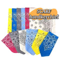New multi-functional silk scarf, can be used as a scarf bandana, blind box 12 colors, not repeated every day