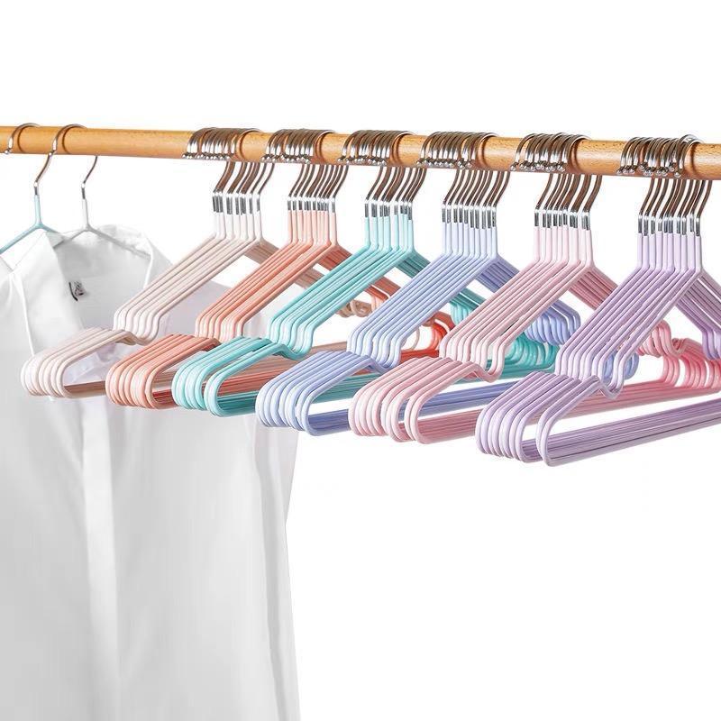 10pcs/lot Hangers Non-Slip Stainless Steel Hook Hanger Coat Hanger  size：40cm Organiser Set