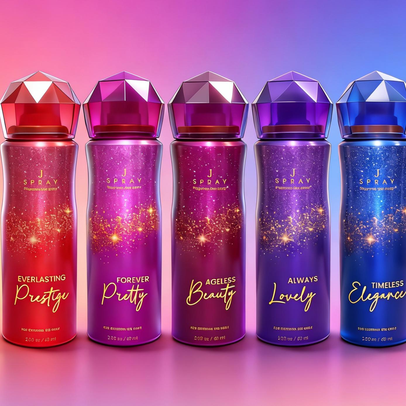 J SPRAY Premium Perfume Spray 60ml – Pangmatagalang Pabango para sa Babae (Iba't ibang Amoy) Best Seller PH