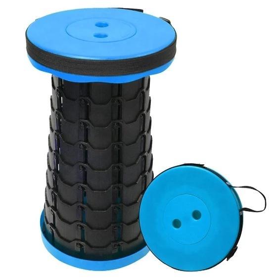 Fishing chair Retractable Folding stool Adjustable Portable Outdoor Travel Household plastic small stool Camping Retractable Stool Portable Lightweight Folding Stools