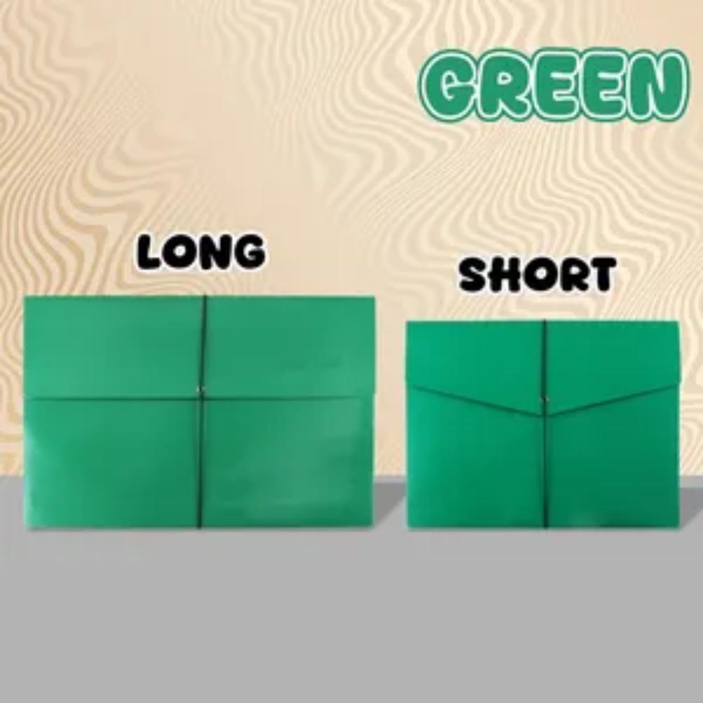 FCI Assorted Color Expanding Envelope Long/Short - High-Quality Durable Material, Tear-Resistant, Expandable Design, Secure Closure, Ideal for Office, School, Home