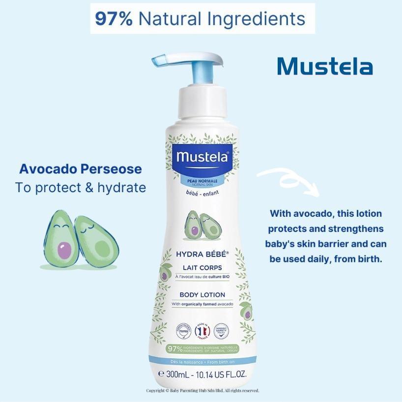 🌟 Mustela Hydra Bebe Daily Hydrating Body Lotion 300ml – Gentle Nourishment for Baby’s Delicate Skin 🌟