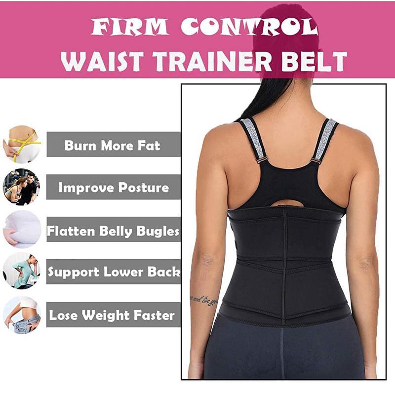 MCY Pambabae WAIST Trainer Corset Trimmer Belt / Compression Body Shaper Cincher para sa Pababang Timbang ng Babae / Sauna Sweat Workout Fitness Sport Girdle Belt