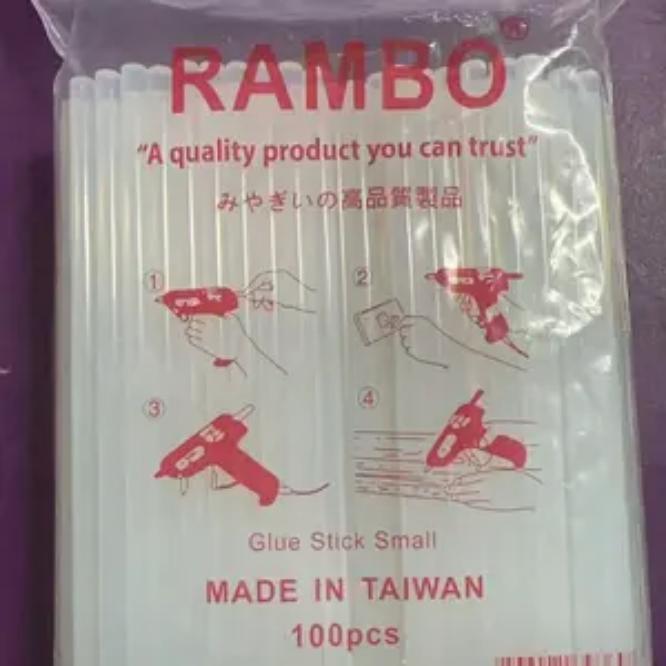 RAMBO Glue Stick SMALL 100pcs 1Pack Quality Product You Can Trust Made in Taiwan