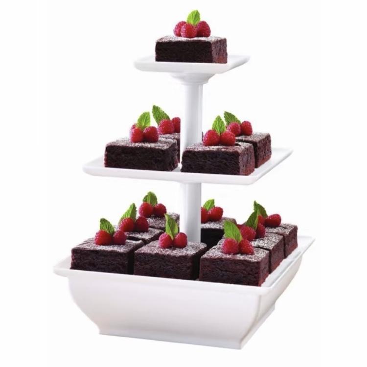 3-Layer Snack Cupcake Rack for Home Organizers