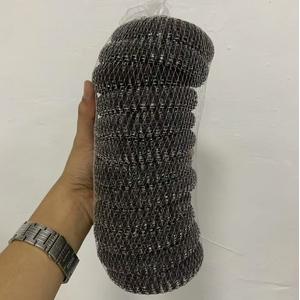 6/12PCS Steel Wool Scrubber Pads – Heavy Duty Stainless Steel Scouring Pads for Kitchen, Grill & Pot Cleaning (1 Pack)