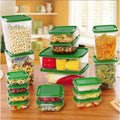 17pcs set refrigerator tupperware kitchen plastic container food storage box