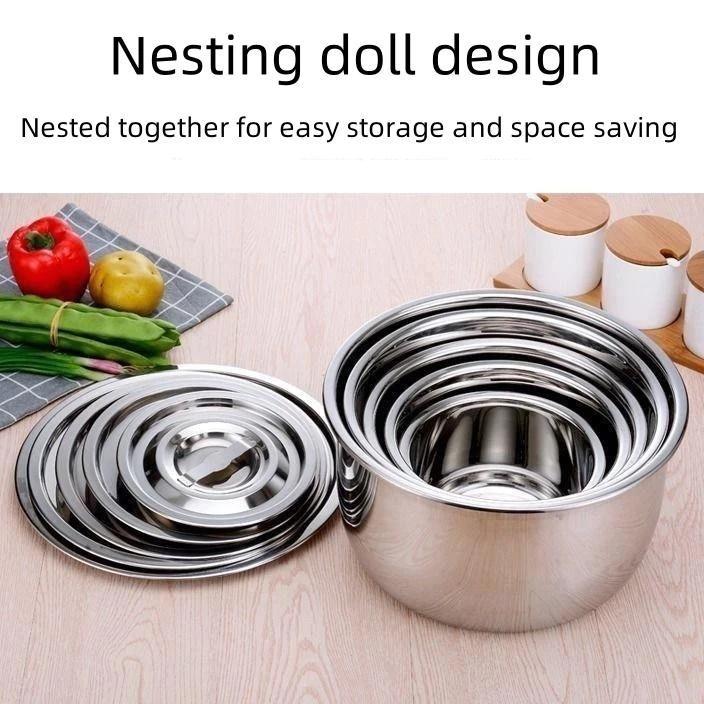 5-Piece Stainless Steel Cookware Set - Stock Pots with Lids | Induction Compatible, Even Heat Distribution | Professional Kitchen Pots