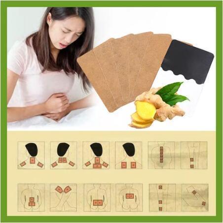 【COD】80 Piraso/Paket na Herbal Ginger Patch | Heat Therapy para sa Pananakit ng Tuhod, Leeg, Likod