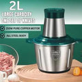 2L Gourmet Cuisine Multifunction Food Processor Electric Garlic Chopper Meat Grinder Blender Mincer (1PC)