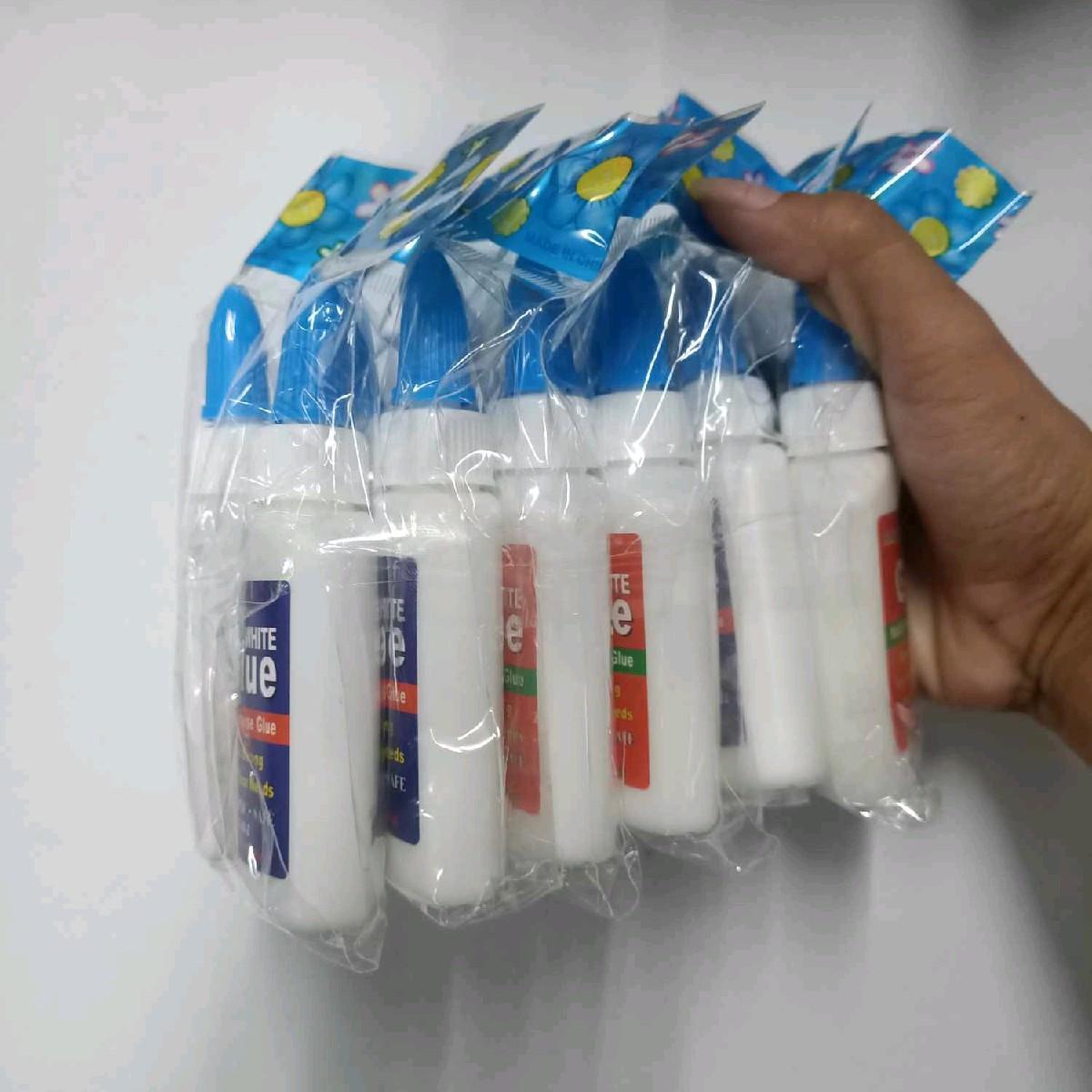 【24pcs】2-in-1 White Glue & Sticky Glue Set (40g Each) ✨ Strong Adhesive for DIY, Crafts & School Projects | Non-Toxic, Quick-Drying | Perfect for Students & Teachers