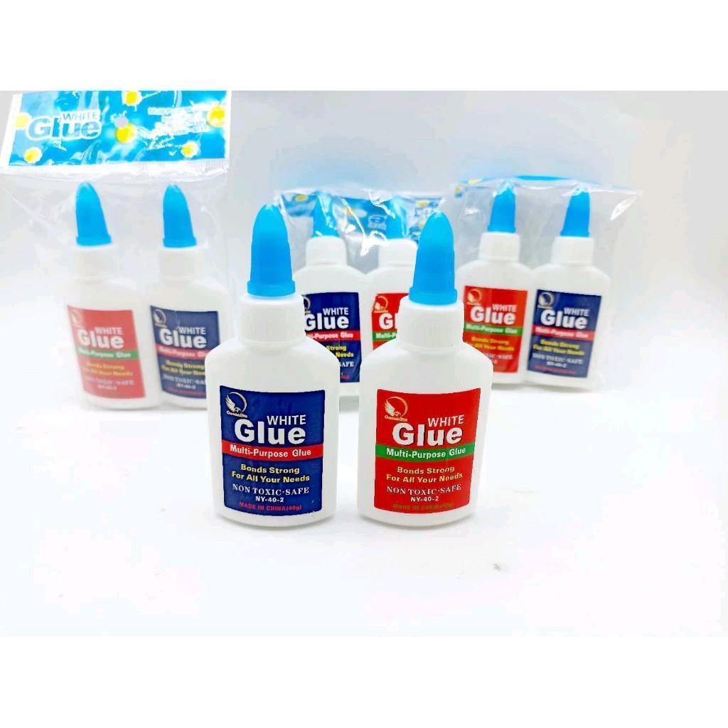 【24pcs】2-in-1 White Glue Stick 40g | Sticky DIY Craft Glue | School/Office Stationery