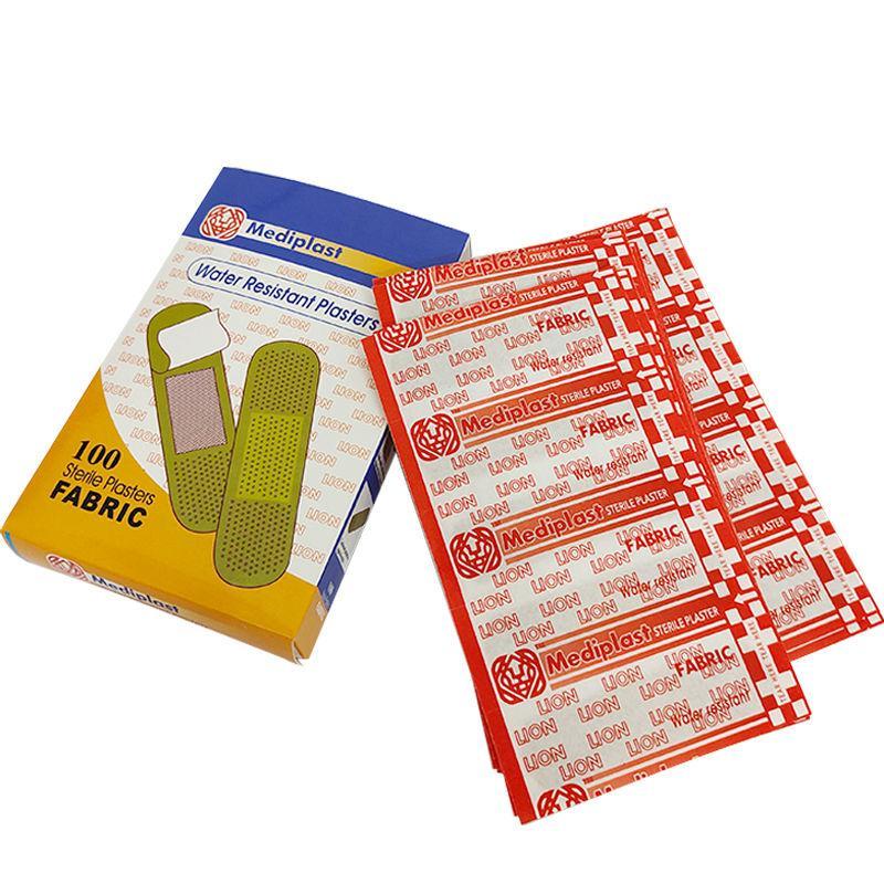 1/5-Box Mediplast BAND AID x100pcs PLASTERS 1 BOX Water Resistant Band Aid