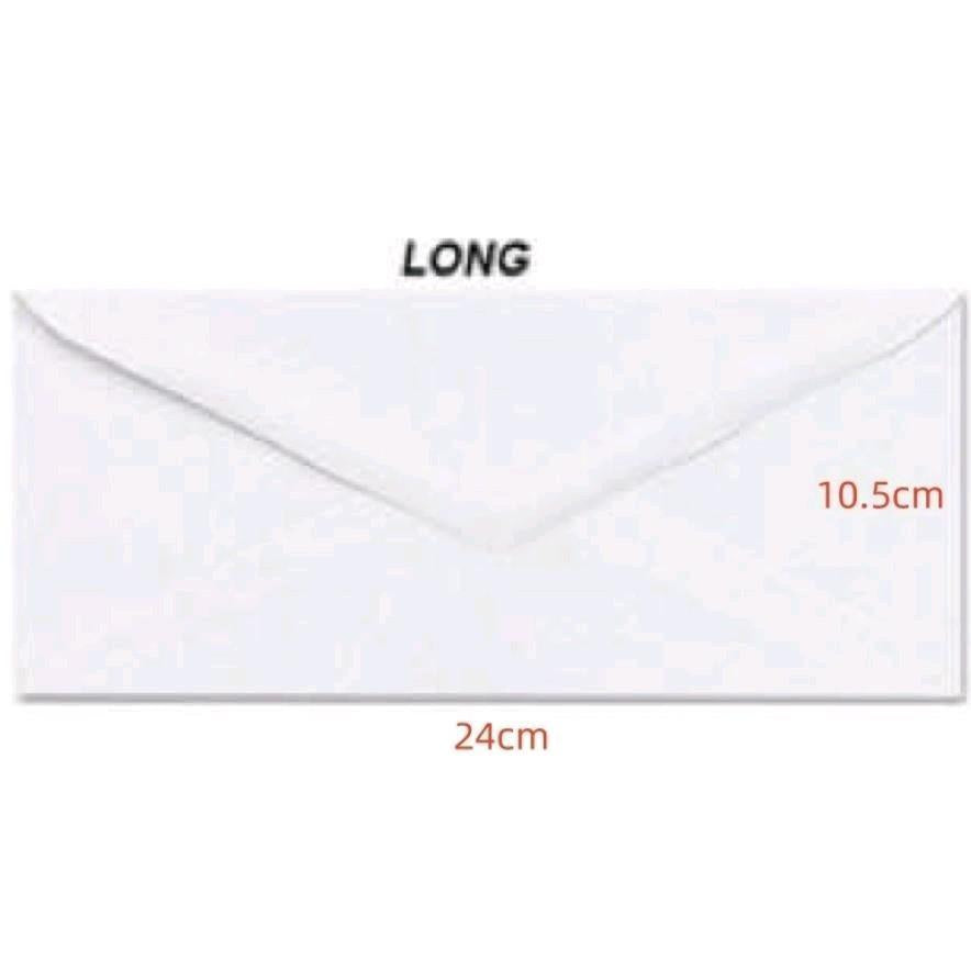 【WHOLESALE PRICE】500PCS White Envelopes ✨ Long & Short Sizes | Perfect for Business, Mailing & Events | Cash on Delivery (COD)