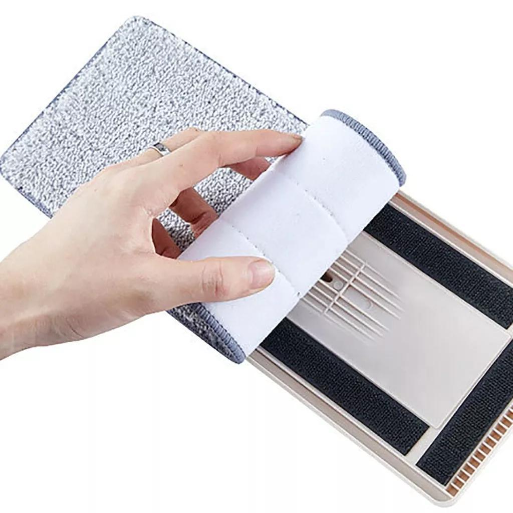 10-PCS Per Pack MAS GOODS Microfiber Mop Pads & Cloths 33x12CM Flat & Scratch Resistant Washable Reusable Home Cleaning Accessories for Mops