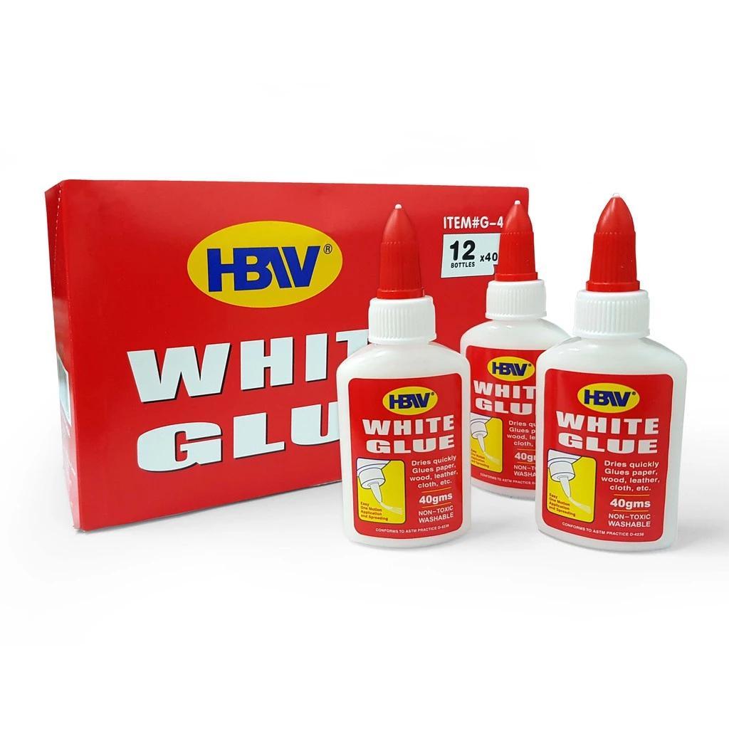 HBW Multipurpose White Glue 40g 100g Dries Quickly for Fast Projects